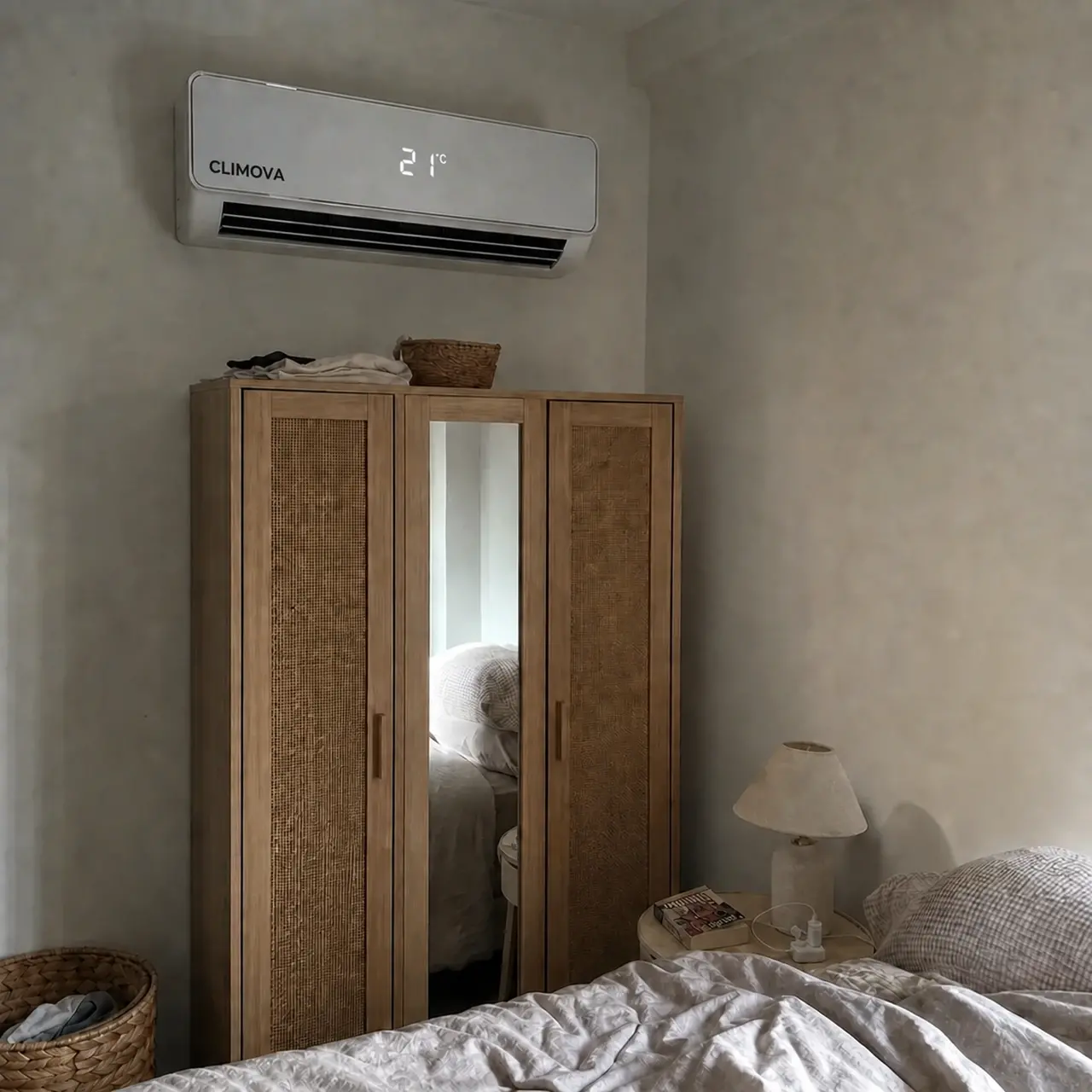 Climova en el dormitorio